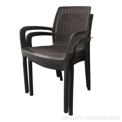 Outdoor -Möbelstühle Rattan Plastik Plastik Rattan Stuhl